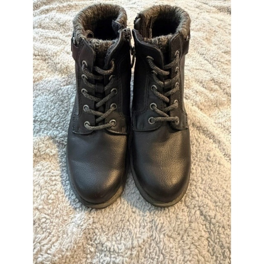 Women's Black Sporto Smash Lace Up Boots Size 7